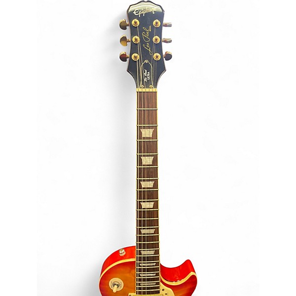 Used Epiphone LES PAUL ULTRA Cherry Sunburst Solid Body Electric Guitar