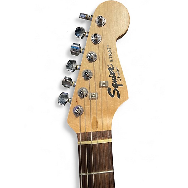 Used Squier Affinity Stratocaster Black Solid Body Electric Guitar