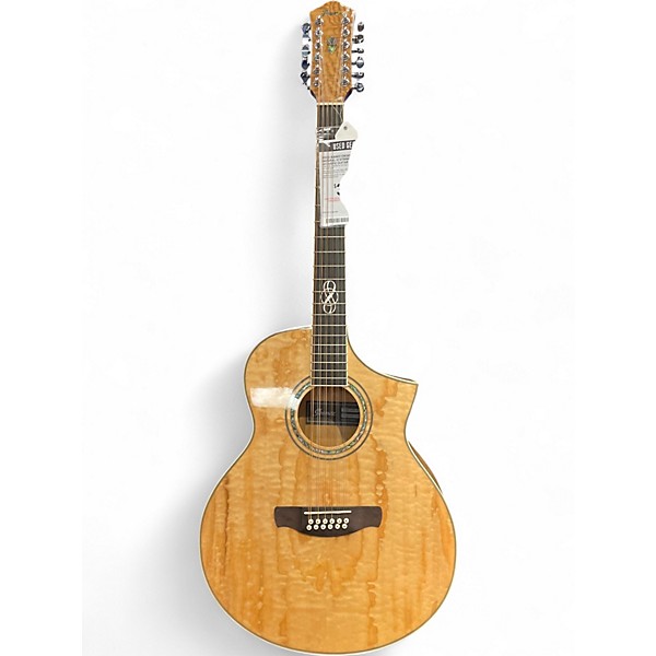 Used Ibanez EW2012ASE-NT Natural 12 String Acoustic Guitar