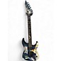 Used ESP LTD Kirk Hammett Signature White Zombie Blue Sapphire Solid Body Electric Guitar thumbnail