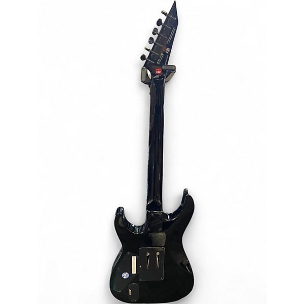 Used ESP LTD Kirk Hammett Signature White Zombie Blue Sapphire Solid Body Electric Guitar