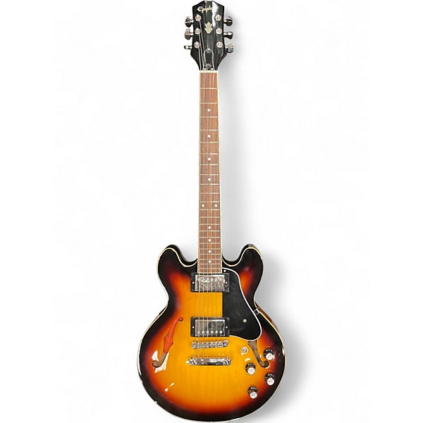 Used Epiphone ES339 Sunburst Hollow Body Electric Guitar