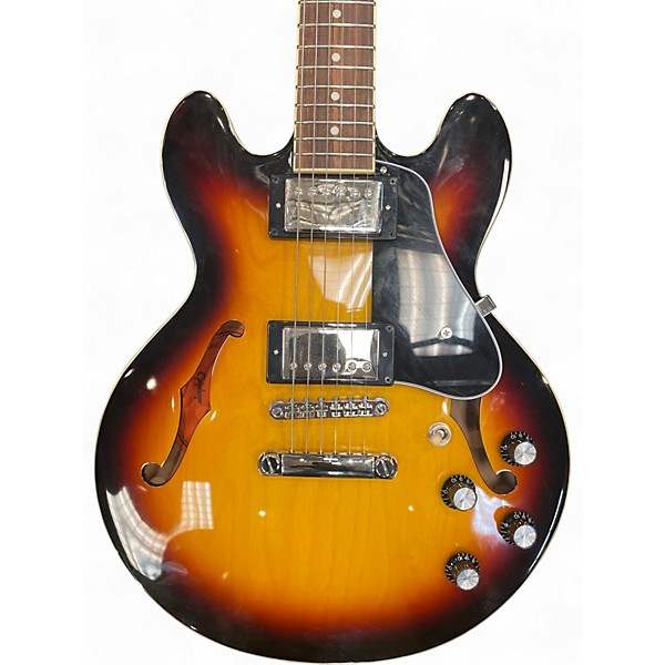 Used Epiphone ES339 Sunburst Hollow Body Electric Guitar