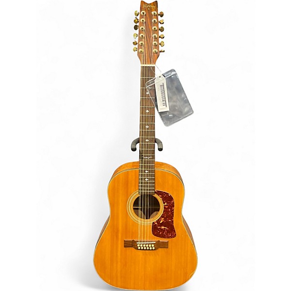 Vintage 1990s Washburn D-25S-12N Natural 12 String Acoustic Guitar