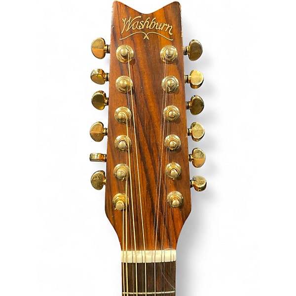 Vintage 1990s Washburn D-25S-12N Natural 12 String Acoustic Guitar