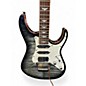 Used 2017 Schecter Guitar Research Banshee Black and White Solid Body Electric Guitar