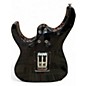 Used 2017 Schecter Guitar Research Banshee Black and White Solid Body Electric Guitar