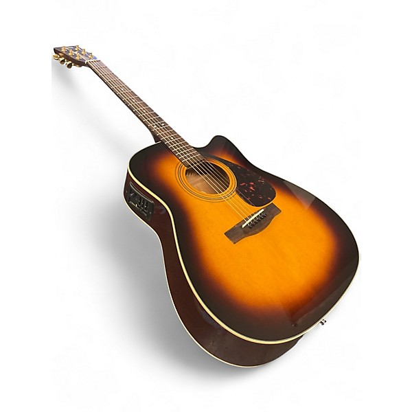 Used Yamaha FX335C 2 Color Sunburst Acoustic Electric Guitar