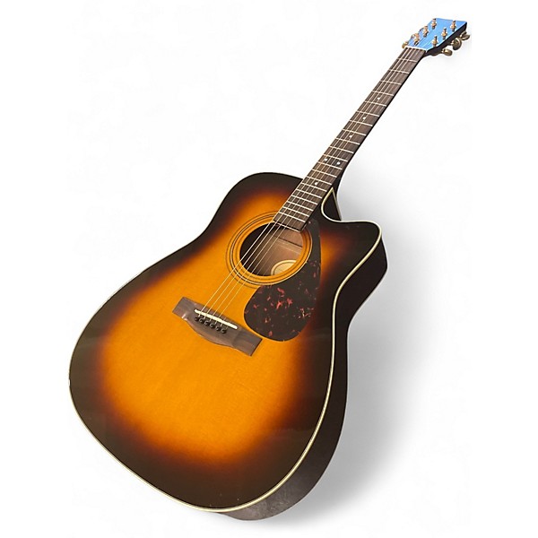 Used Yamaha FX335C 2 Color Sunburst Acoustic Electric Guitar