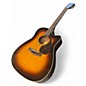 Used Yamaha FX335C 2 Color Sunburst Acoustic Electric Guitar