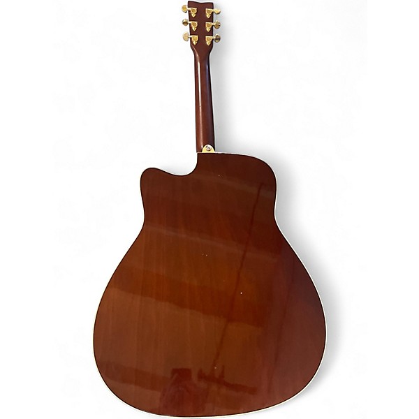 Used Yamaha FX335C 2 Color Sunburst Acoustic Electric Guitar