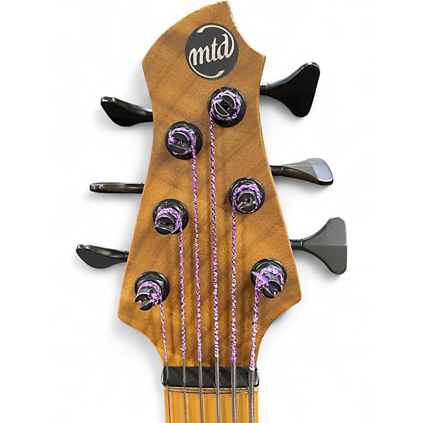 Used MTD 635-24 Natural Electric Bass Guitar