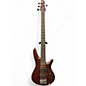 Used Ibanez SR505 5 String Brown Mahogany Electric Bass Guitar thumbnail