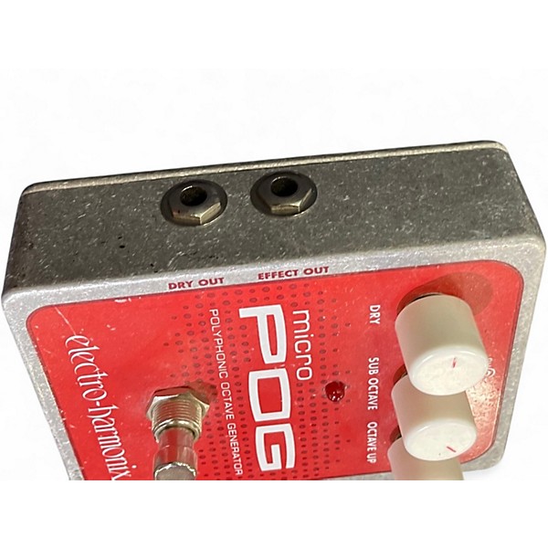 Used Electro-Harmonix Micro Pog Polyphonic Octave Generator Effect Pedal