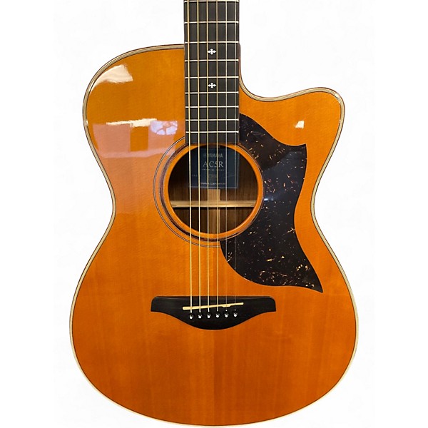 Used Yamaha AC5R Natural Acoustic Electric Guitar
