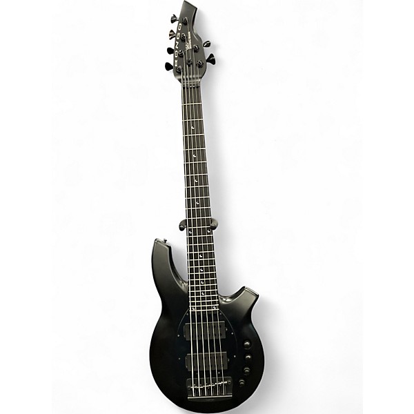 Used Ernie Ball Music Man Bongo 6 String Black Electric Bass Guitar