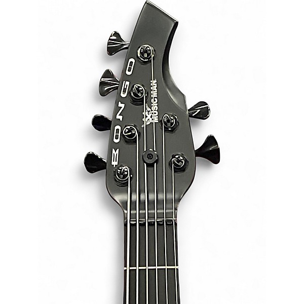 Used Ernie Ball Music Man Bongo 6 String Black Electric Bass Guitar