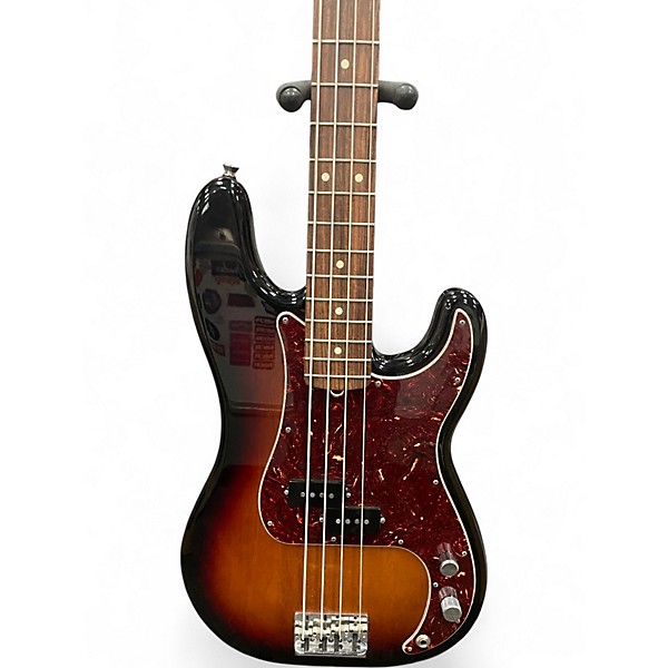 Used Fender American Standard Precision Bass 3 Tone Sunburst Electric Bass Guitar
