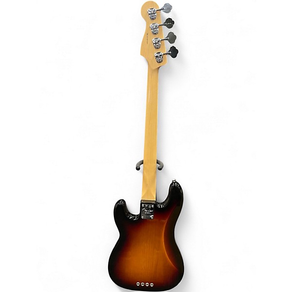 Used Fender American Standard Precision Bass 3 Tone Sunburst Electric Bass Guitar