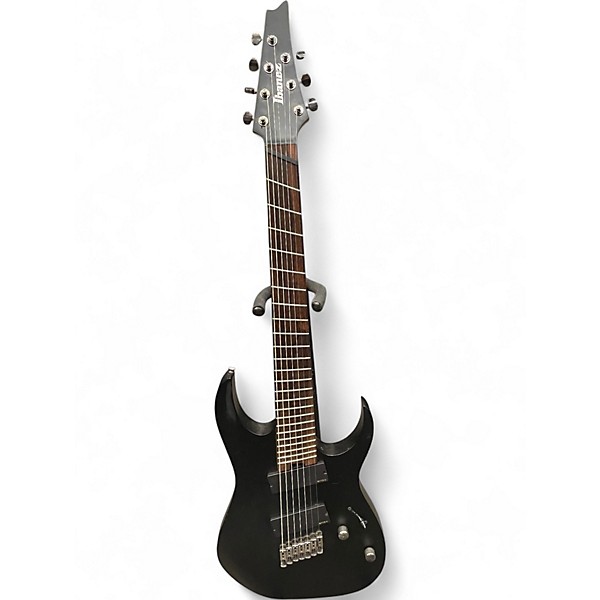 Used Ibanez RGIM7MH Black Solid Body Electric Guitar