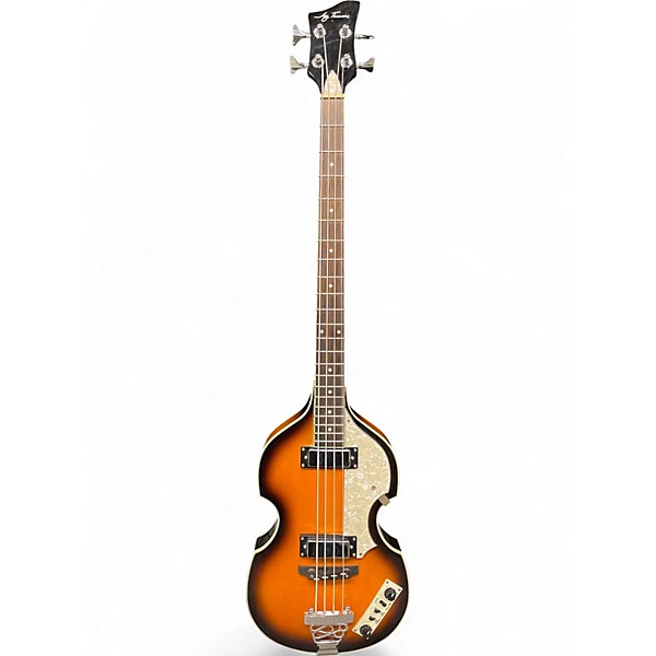 Used Jay Turser JTB-2B BASS Sunburst Electric Bass Guitar