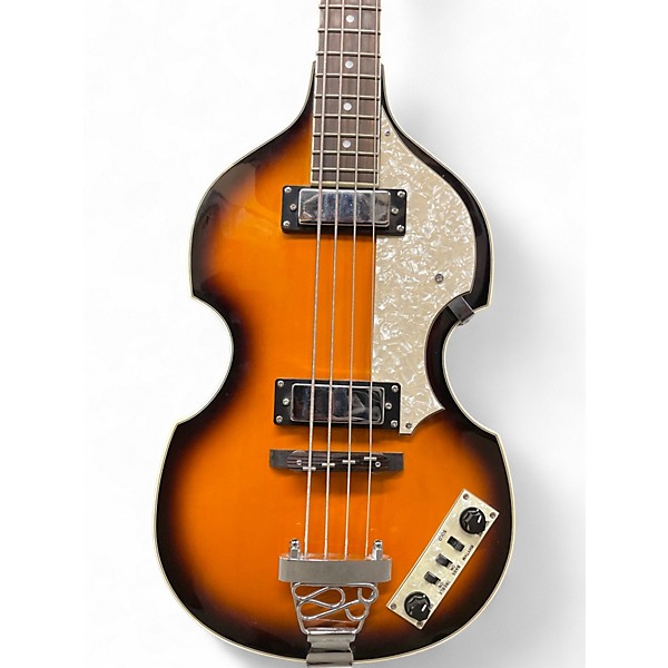 Used Jay Turser JTB-2B BASS Sunburst Electric Bass Guitar