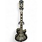 Used Epiphone Les Paul Custom Black and Silver Solid Body Electric Guitar thumbnail