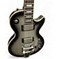 Used Epiphone Les Paul Custom Black and Silver Solid Body Electric Guitar