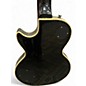 Used Epiphone Les Paul Custom Black and Silver Solid Body Electric Guitar