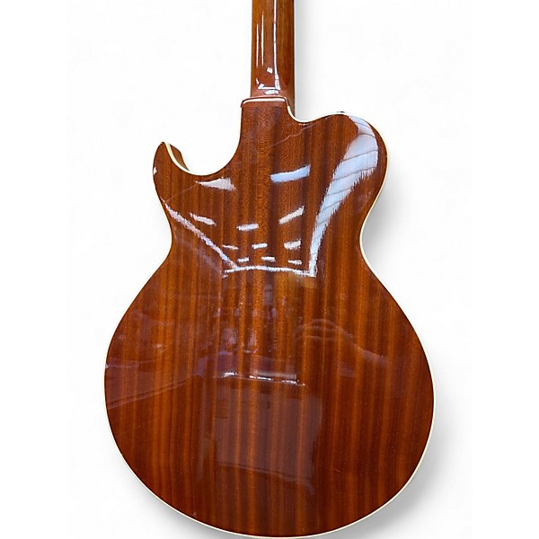 Used Greg Bennett Design by Samick Royale RL-3 Trans Amber Hollow Body Electric Guitar