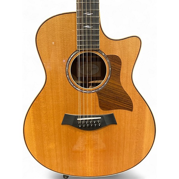 Used Taylor 856-ce Natural 12 String Acoustic Electric Guitar