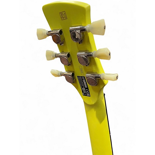 Used Yamaha Revstar RS420 Graffiti Yellow Solid Body Electric Guitar
