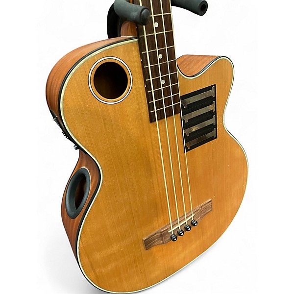 Used Boulder Creek ebr3-n4 Natural Acoustic Bass Guitar