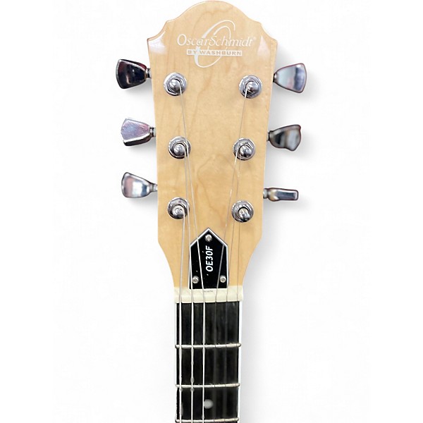 Used Oscar Schmidt OE30F  Natural Hollow Body Electric Guitar