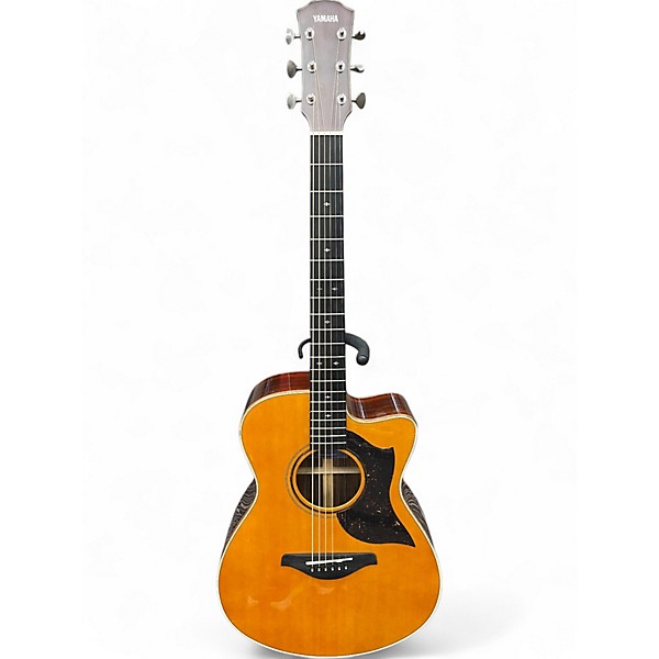 Used Yamaha AC5R Antique Natural Acoustic Electric Guitar
