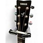 Used Yamaha FGX800C Black Acoustic Electric Guitar