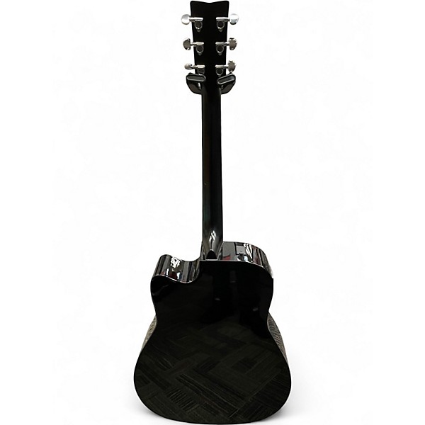 Used Yamaha FGX800C Black Acoustic Electric Guitar