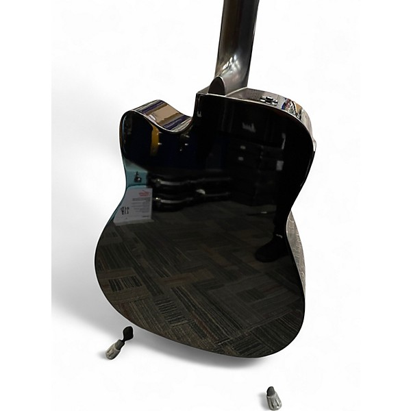 Used Yamaha FGX800C Black Acoustic Electric Guitar