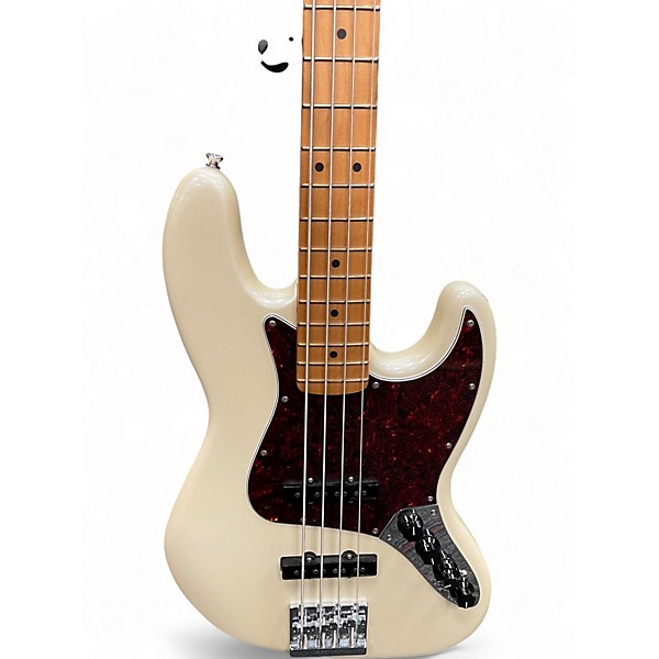 Used Fender Player Plus Active Jazz Bass Pearl White Electric Bass Guitar