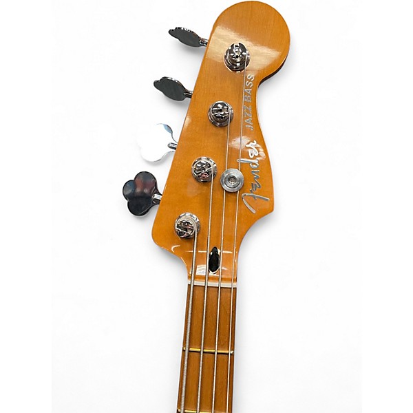 Used Fender Player Plus Active Jazz Bass Pearl White Electric Bass Guitar