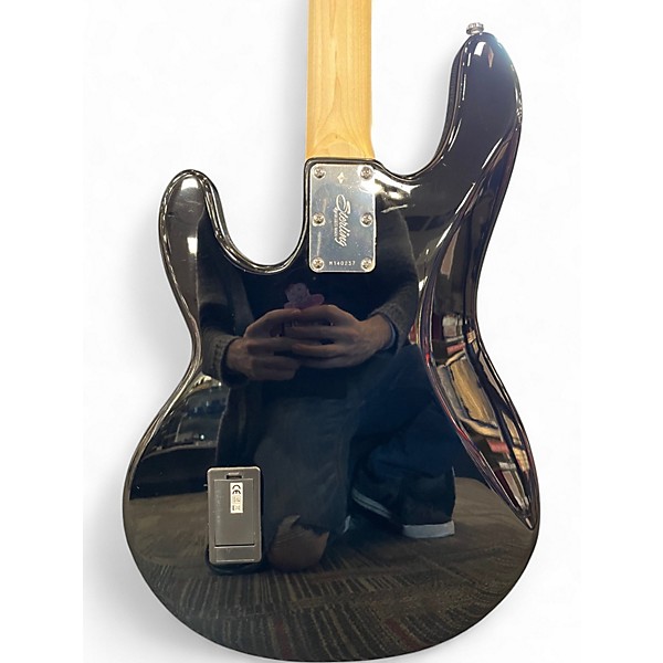 Used Sterling by Music Man Sub Series StingRay Black Electric Bass Guitar