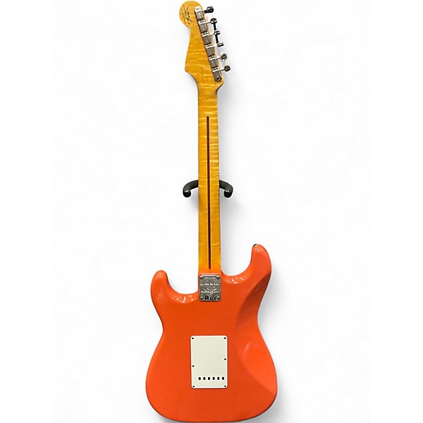 Used 2023 Fender ltd 59 dual mag strat closet classic faded fiesta red Solid Body Electric Guitar