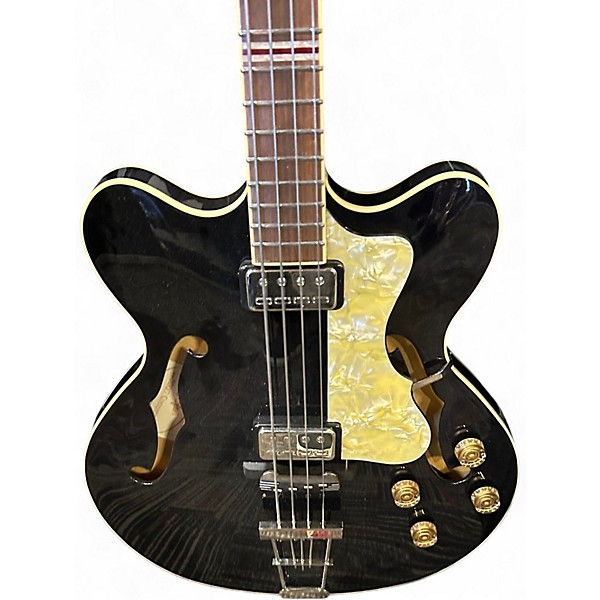 Used Hofner 500/7 CONTEMPORARY Black Electric Bass Guitar