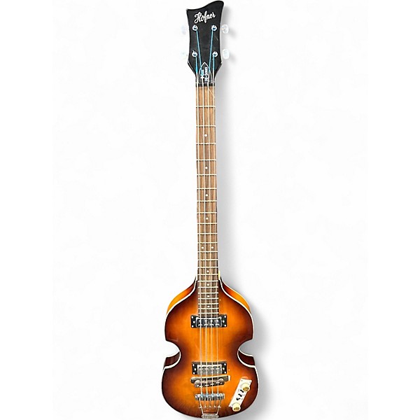 Used Hofner HIBBSBO1 Violin Sunburst Electric Bass Guitar