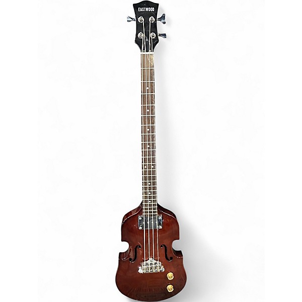 Used Eastwood EB1 Sunburst Electric Bass Guitar