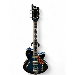 Used Supro 2052ABB7 Clermont With Bigsby Midnight Blueburst Hollow Body Electric Guitar