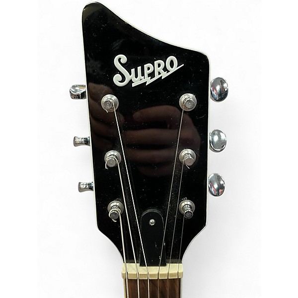 Used Supro 2052ABB7 Clermont With Bigsby Midnight Blueburst Hollow Body Electric Guitar