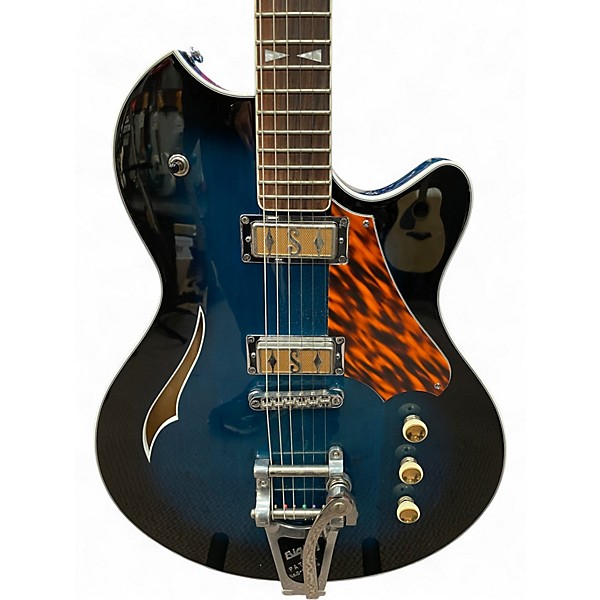 Used Supro 2052ABB7 Clermont With Bigsby Midnight Blueburst Hollow Body Electric Guitar