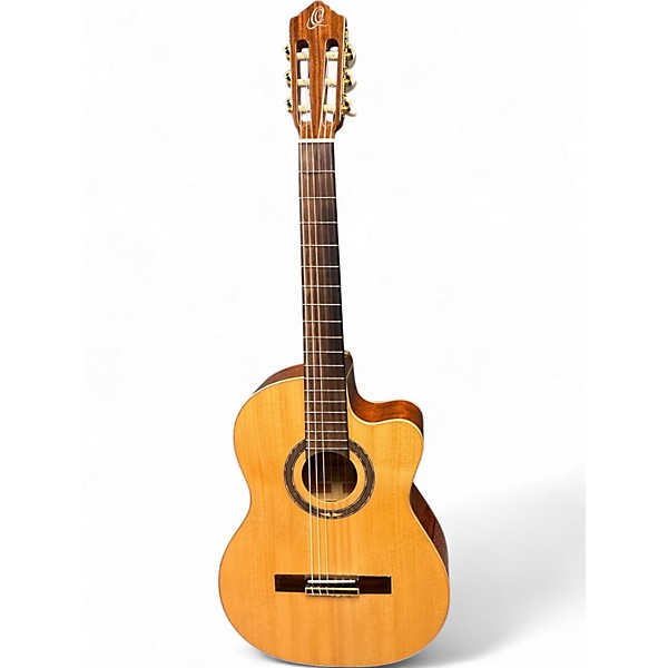 Used Ortega RCE138SN Natural Classical Acoustic Electric Guitar