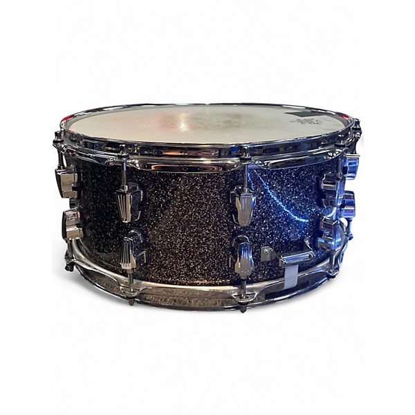 Used Ludwig 6.5X14 Keystone Snare GALAXY SPARKLE Drum